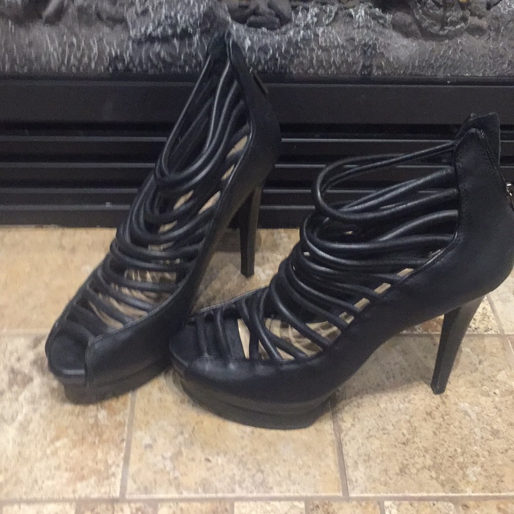 Black stilettos